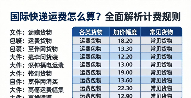 快遞運費算法_快遞運費計算公式_