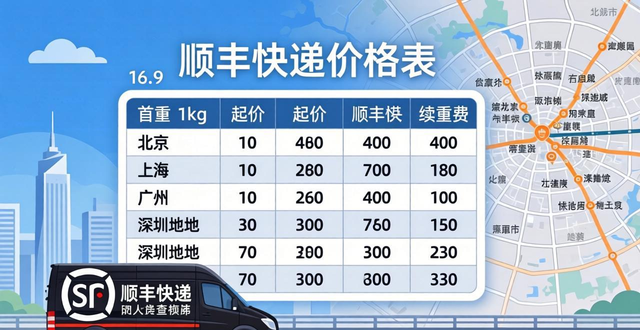 快遞費用查詢順豐快遞價格查詢_順豐快遞價格表查詢系統(tǒng)_