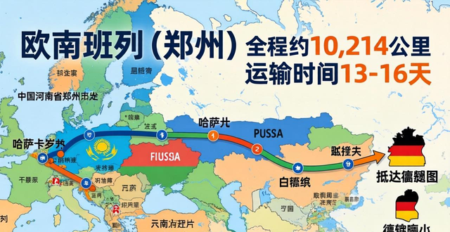 中歐列車的路線圖__中歐列車途經(jīng)哪些地方