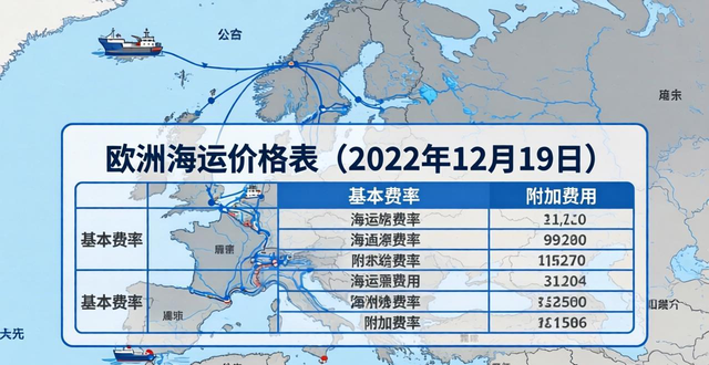 歐洲海運費暴漲_歐洲線海運費價格走勢_