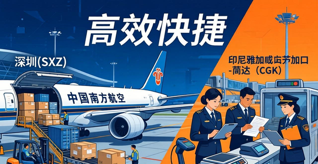 深圳(SZX)至印尼(CGK)空運物流服務